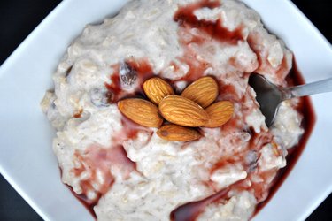 Pudding léger au riz et aux amandes