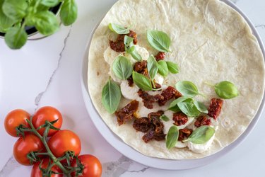 Wrap Caprese (à base de 4 ingrédients)
