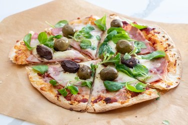 Pizza rapide à la tortilla