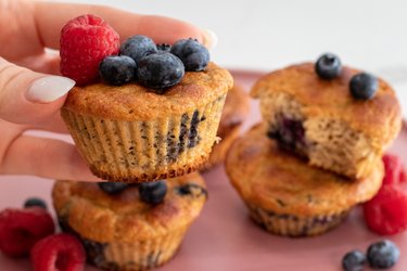 Muffins protéinés moelleux (sans farine ni sucre)