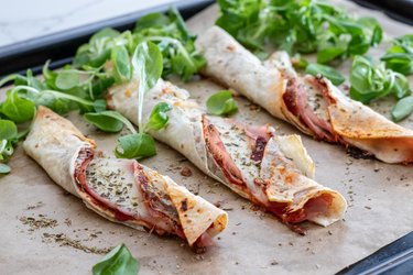 Bâtonnets de pizza à la tortilla