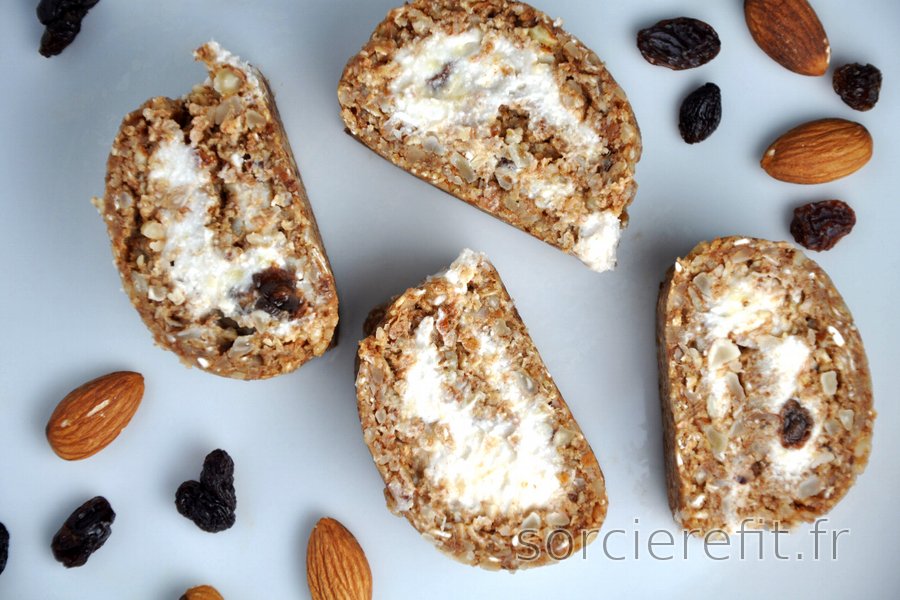 Rouleaux à la cannelle sans cuisson fourrés à la banane et au quark