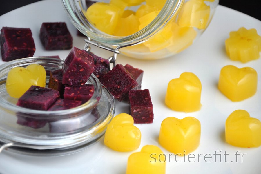 Bonbons à la gelée sains et maison