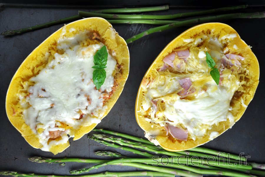 Courge Spaghetti Farcie Equilibree Sorcierefit Fr