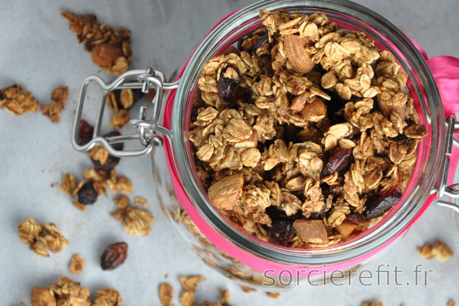 Granola croustillant au four (sans huile ni sucre)