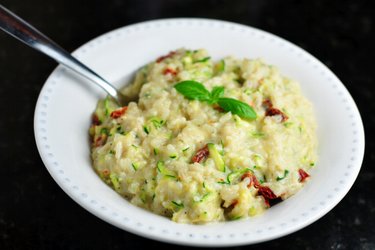 Risotto de courgette léger et crémeux