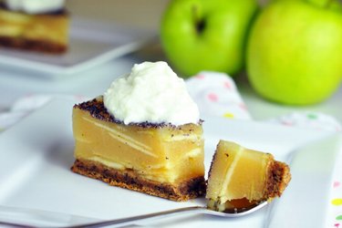 Tarte saine à la gelée de pommes