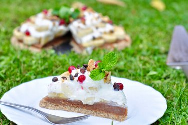 Tarte Banoffee saine