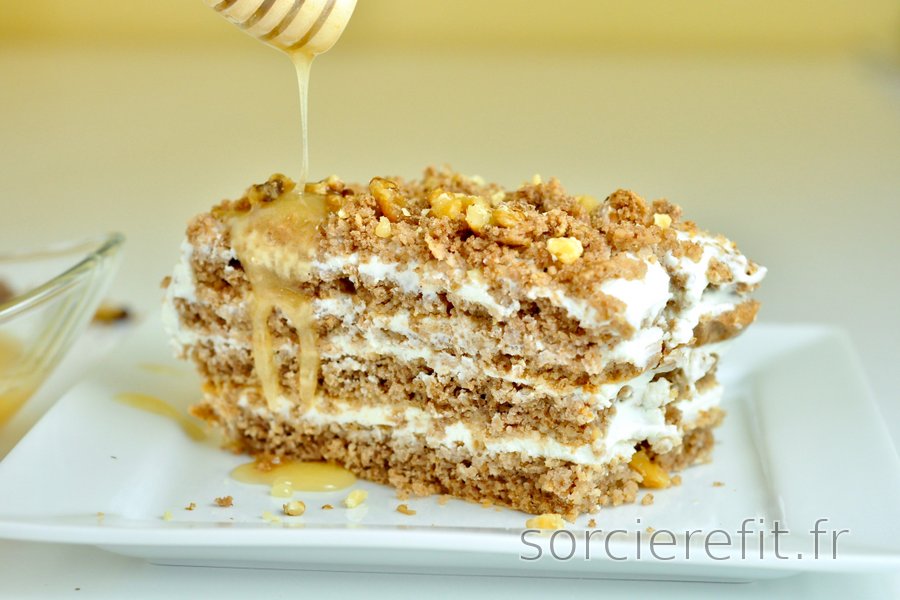 Gâteau au miel sain