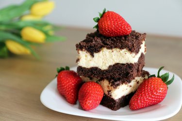 Gâteau de fromage blanc râpé sain