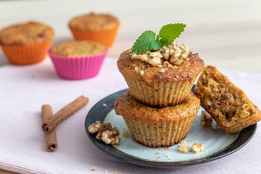 Muffins sains à la carotte (à base de farine d'épeautre)