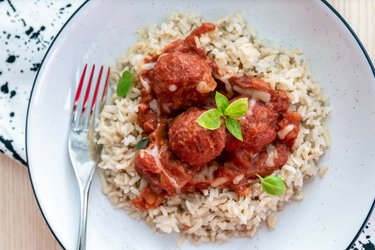 Boulettes de viande saines à la sauce tomate