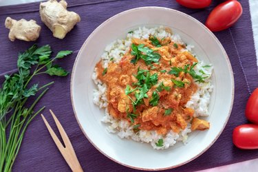 Poulet Tikka Masala sain