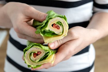 Wrap de laitue low-carb