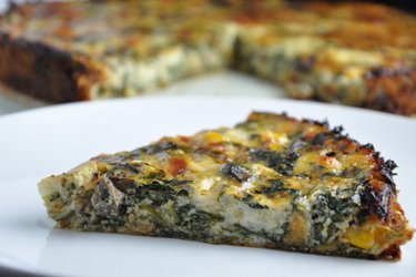 Quiche aux épinards sans gluten