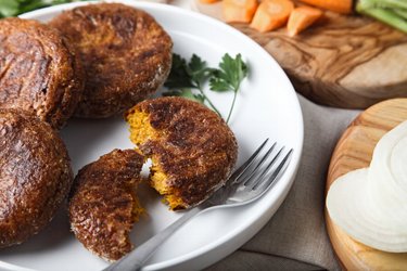 Galettes équilibrées à la carotte cuites au four