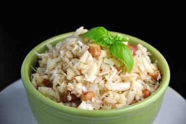 “Risotto” sans riz à la noix de coco et chou-fleur