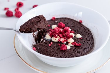 Brownie sain en 3 minutes (gâteau au micro-ondes)