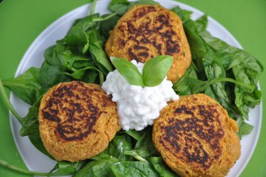 Galettes de lentilles saines