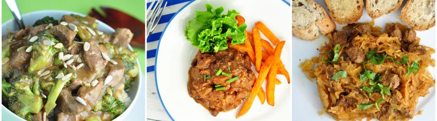 Recettes pauvres en matières calories à base de boeuf