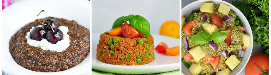 Recettes santé au quinoa sans gluten