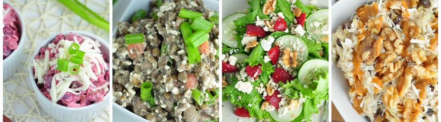 Recettes de salades pauvres en calories pour perdre du poids