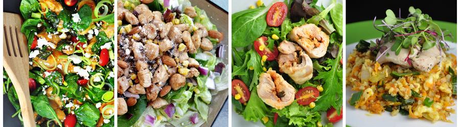 Recettes de salades santé au poulet